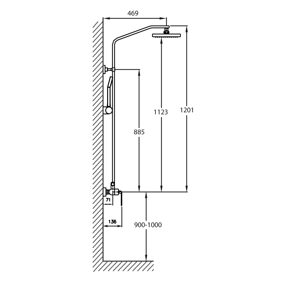 Colonne de douche Diva500